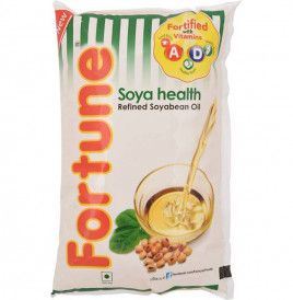 Fortune Soya Health Refined Soyabean Oil  Pack  1 litre